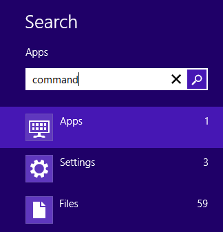 Windows 8 Search Apps